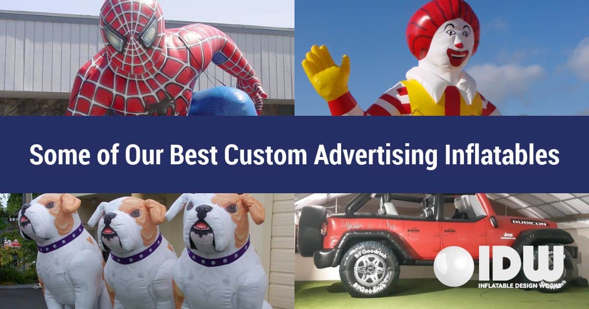 custom advertising inflatables