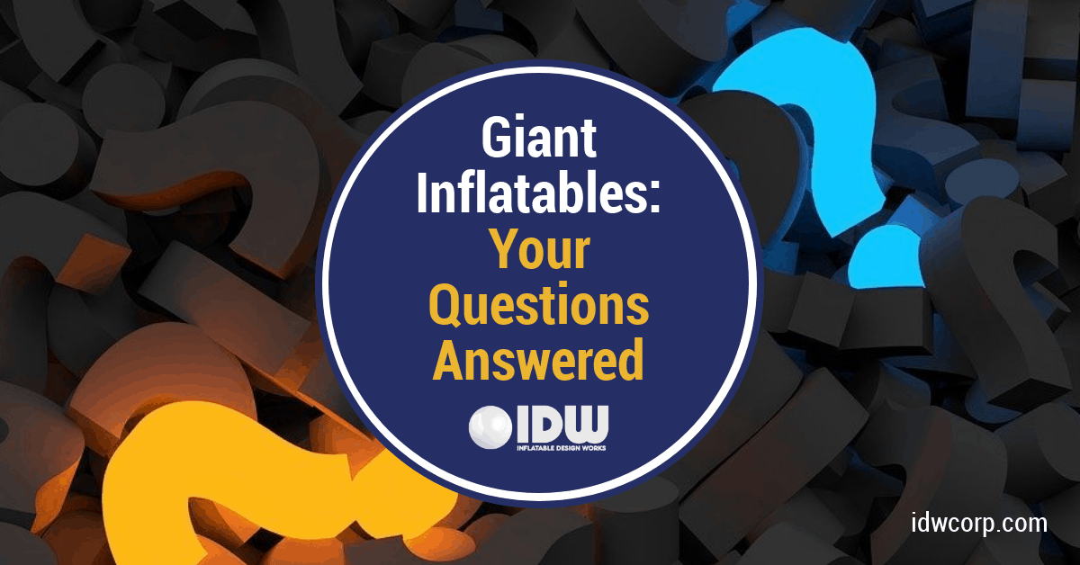 Giant Inflatables: Your Questions Answered 