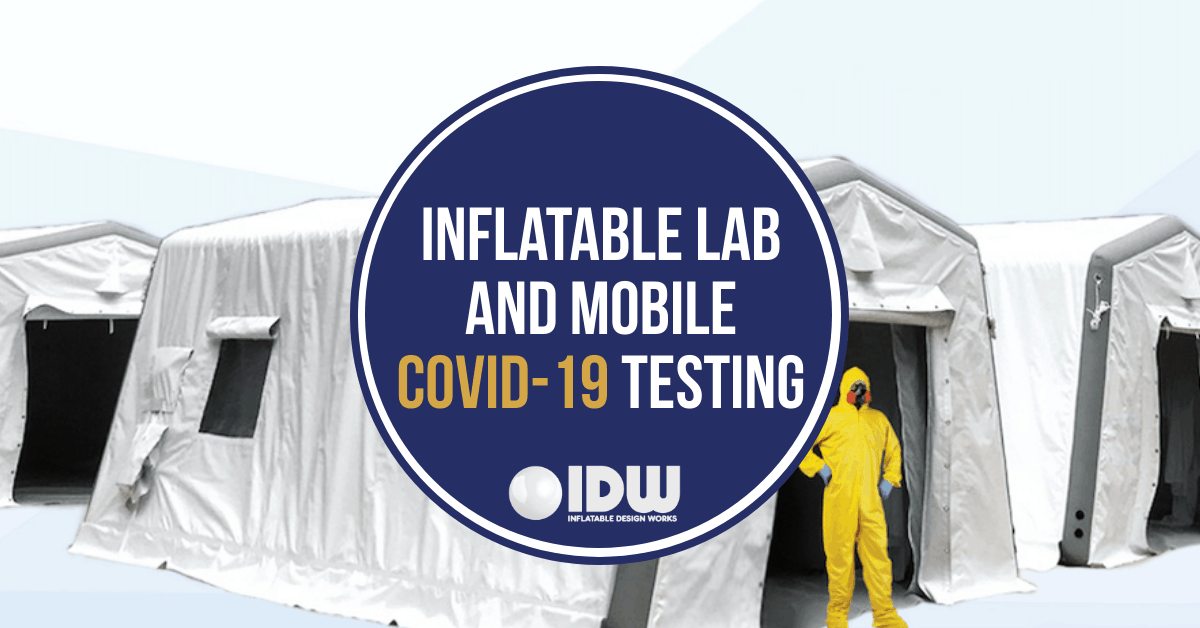 Mobile COVID-19 inflatables