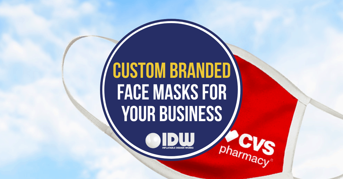 Custom printed face coverings