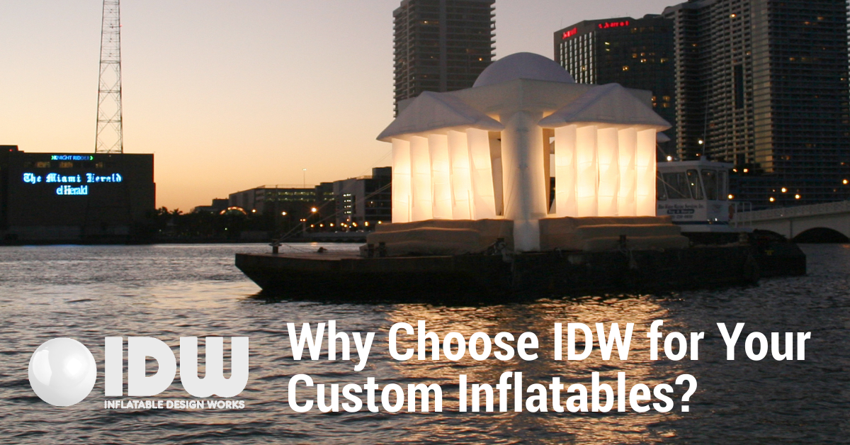 Why Choose IDW for Your Custom Inflatables?