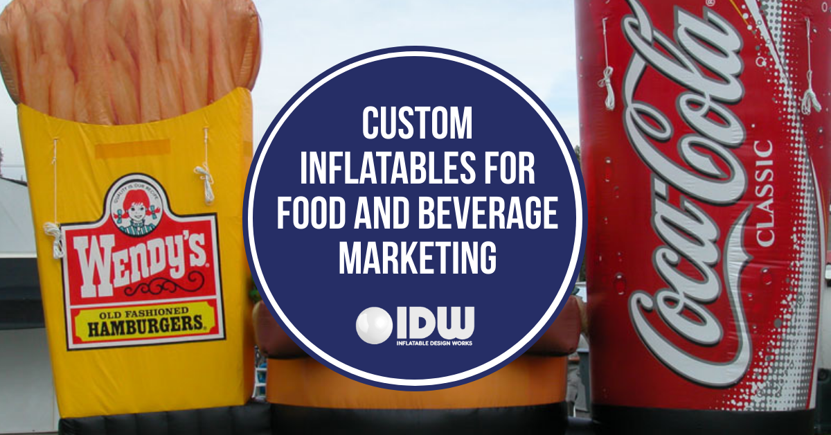 Custom Inflatables for Food and Beverage Marketing