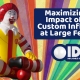 Impact of Your Custom Inflatables at Large Festivals