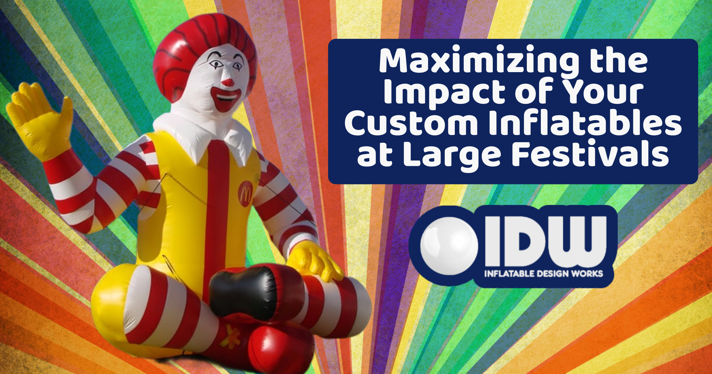 Impact of Your Custom Inflatables at Large Festivals