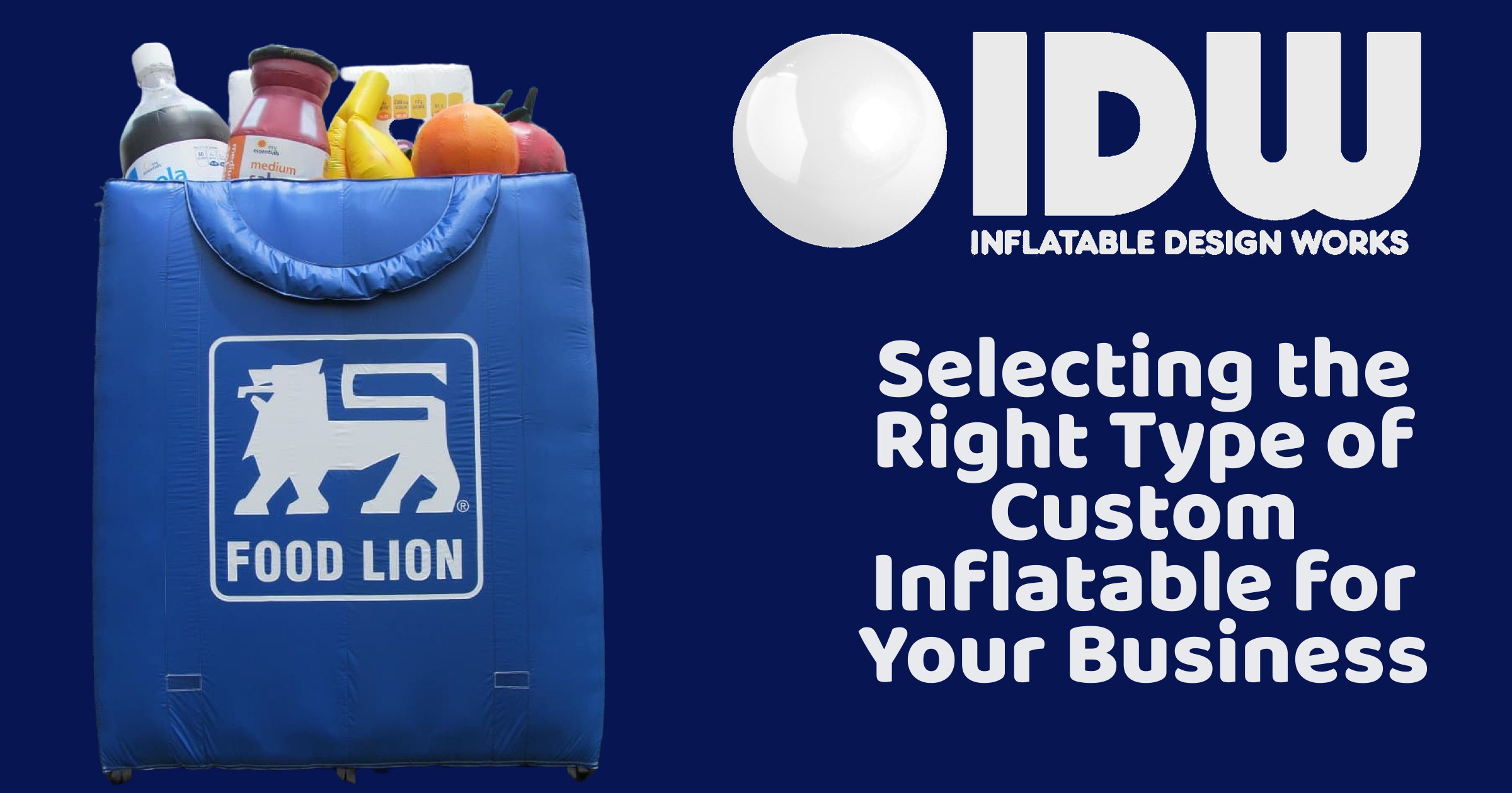 Selecting the Right Type of Custom Inflatable for Your Business