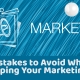 Mistakes to Avoid When Revamping Your Marketing Plan